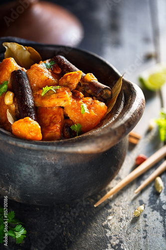 Bilde på lerret Massaman curry, plat Thaïlandais