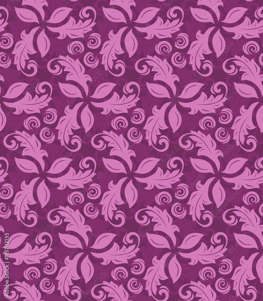 Floral Fine Seamless Vector Pattern Floral Fine Seamless Vector Pattern