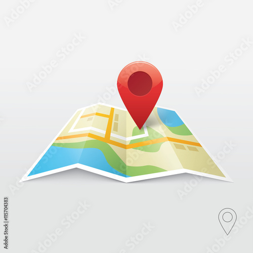 Map pin pointer road with roadmap vector icon design. Pin pointer roadmap. Location pin illustration isolated. GPS navigation locator, new roadmap pin