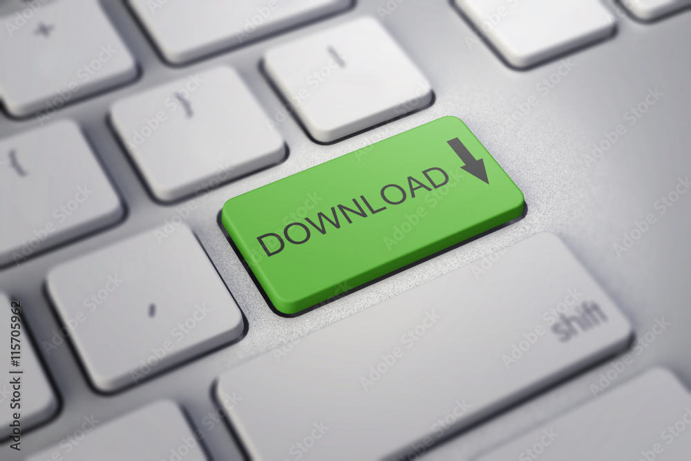 keyboard with green button - Download keyboard with green button - Download