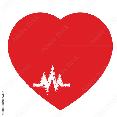 heart, icon, vector, medicine.