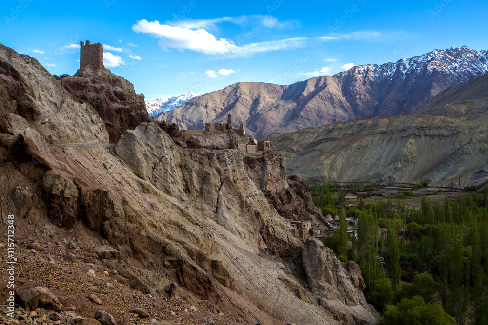Lamayuru Monastery, view of Lamayuru monastery in Leh-Ladakh, In Lamayuru Monastery, view of Lamayuru monastery in Leh-Ladakh, In