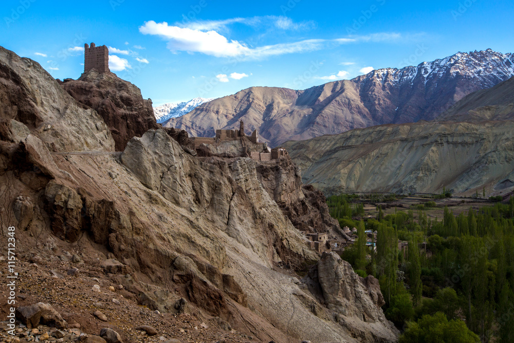 Lamayuru Monastery, view of Lamayuru monastery in Leh-Ladakh, In