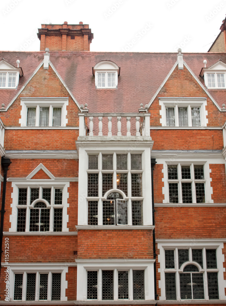 Fototapeta premium London traditional red brick building