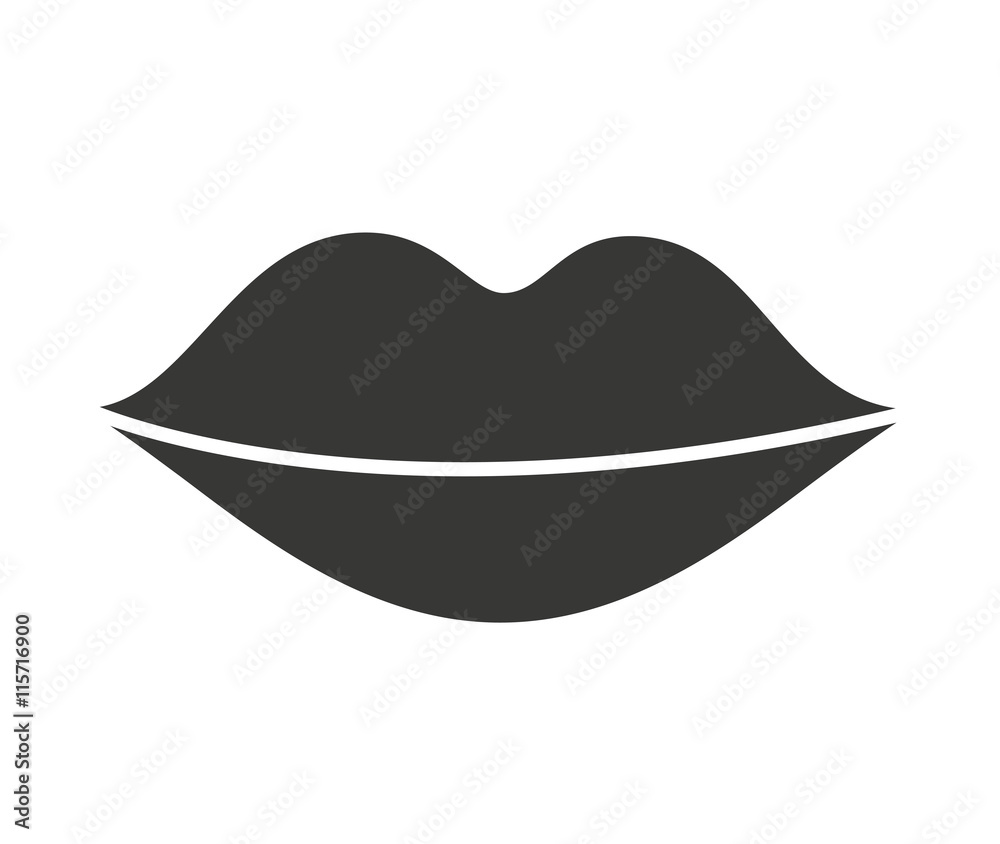lips woman isolated icon design lips woman isolated icon design