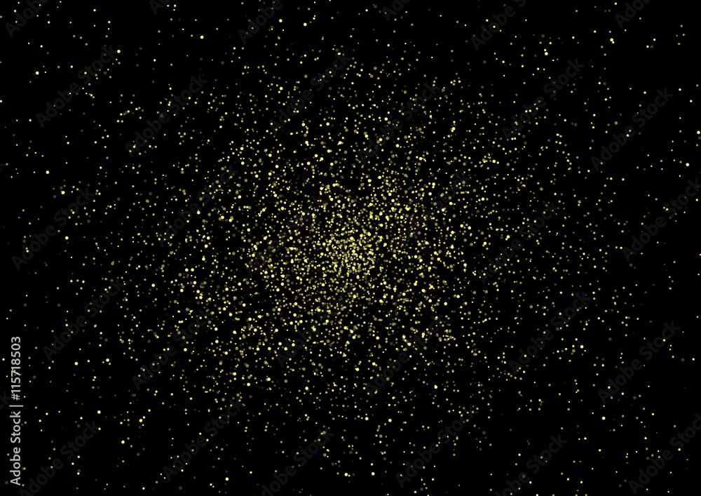 abstract glitter background effect. galaxy , universe , Sparkling star texture on black. Star dust sparks in explosion on black background. Vector Illustration , yellow abstract glitter background effect. galaxy , universe , Sparkling star texture on black. Star dust sparks in explosion on black background. Vector Illustration , yellow
