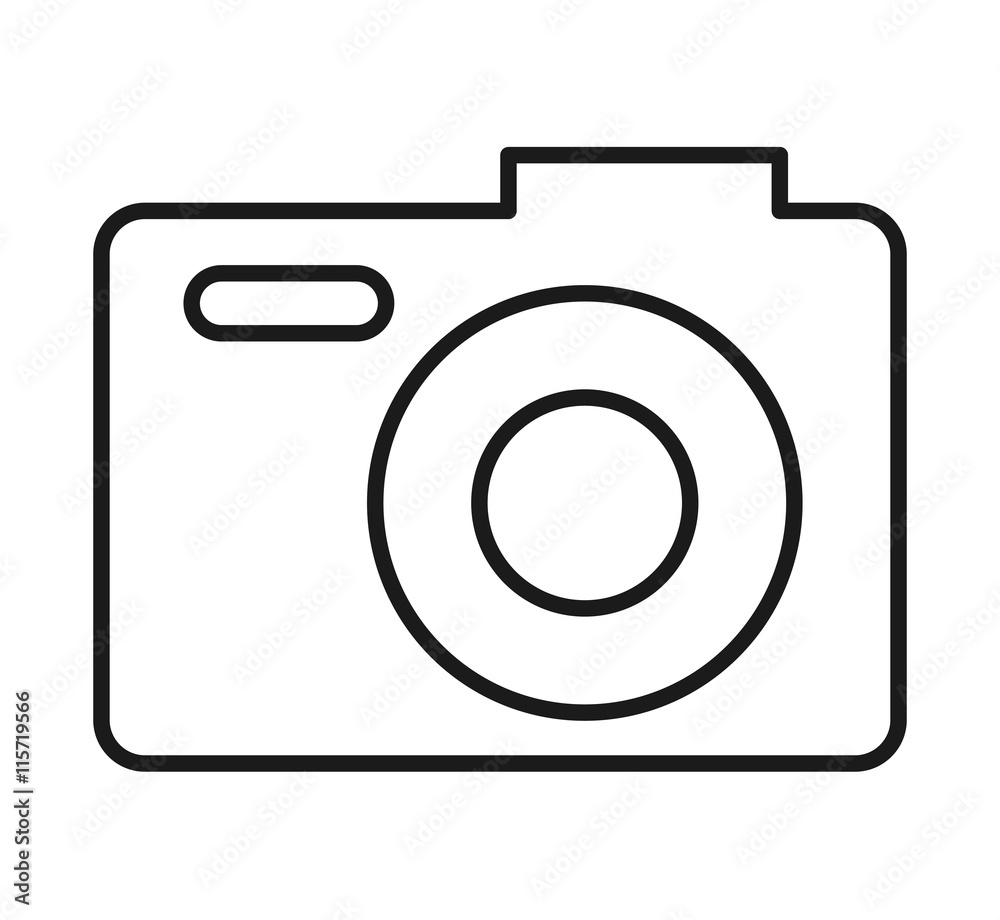 camera photographic isolated icon design camera photographic isolated icon design