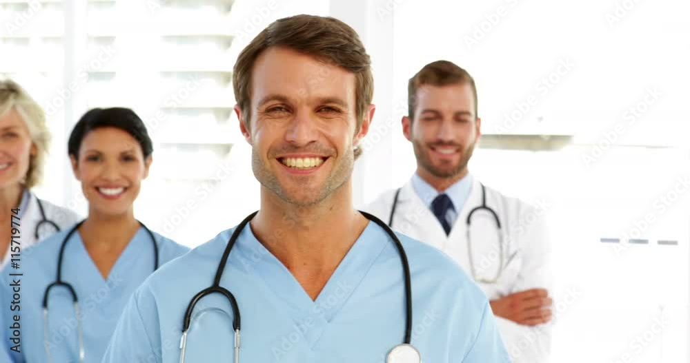 Smiling medical team Smiling medical team