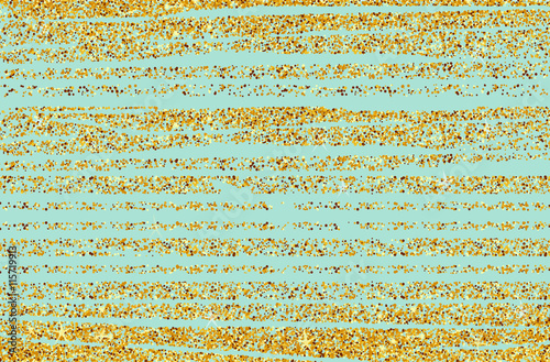 Abstract gold glitter background. Shiny sparkles for card