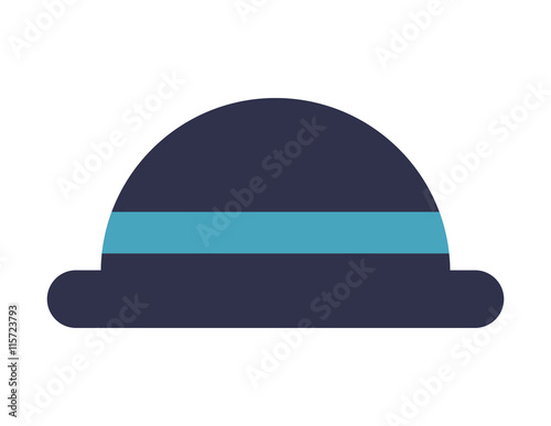 hat hipster style isolated icon design