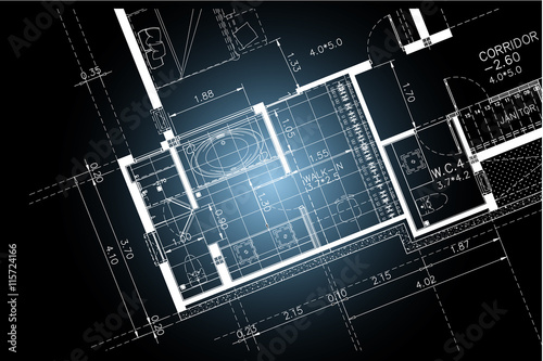 Architectural background, architectural plan, construction drawing