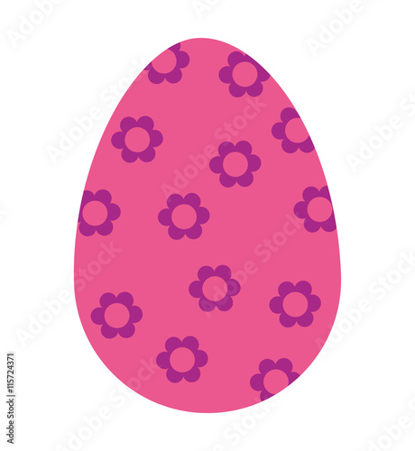 sweet egg paint colorfull isolated icon design