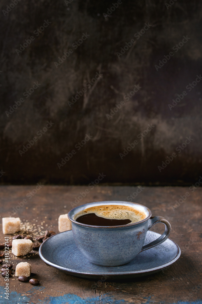 Cup of black coffee Cup of black coffee