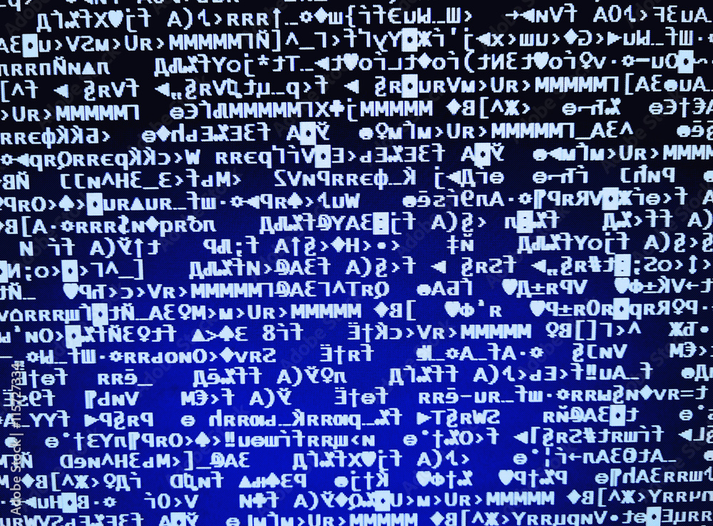 Cyberspace data matrix background