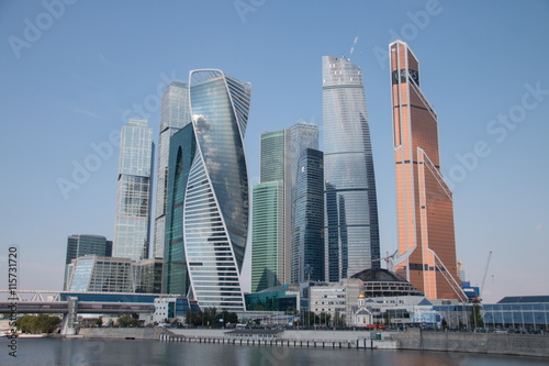 Photography Skyscrapers Moscow-City