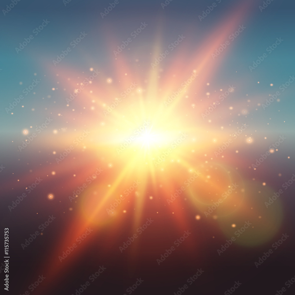 Realistic Glow Spring Sunshine Realistic Glow Spring Sunshine