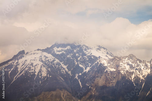 Mountain landscape Georgia Caucasus