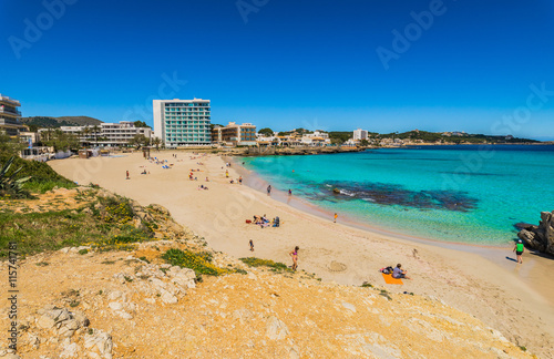 Spain Majorca Beach Son Moll Seaside of Cala Ratjada