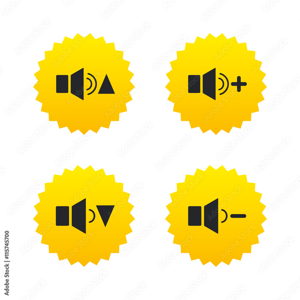 Player control icons. Sound louder and quieter. Player control icons. Sound louder and quieter.