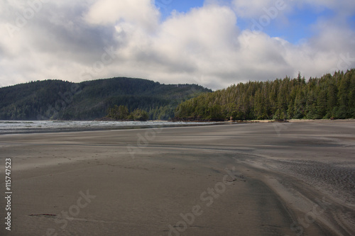Fototapeta Naklejka Na Ścianę i Meble -  Beach at San Josef Bay, on the West Coast of Vancouver Island