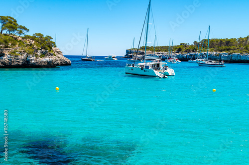 Cala Mondrago - beautiful beach and coast of Mallorca © peeterkalmet