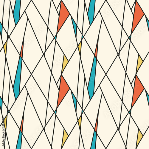 Seamless modern pattern
