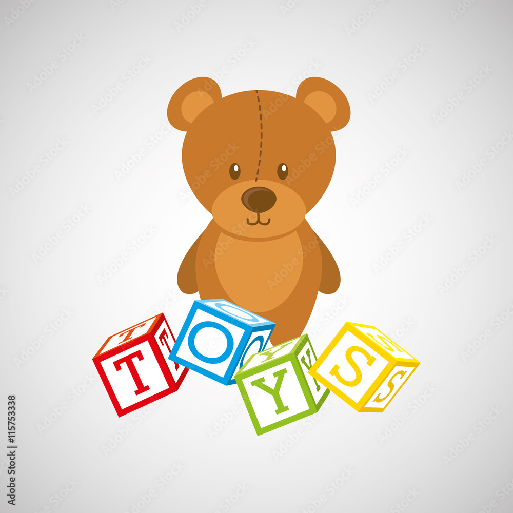 Fototapeta premium toys icon design