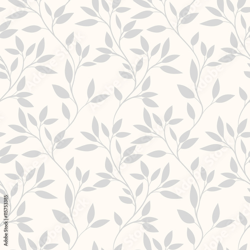 Wallpaper Mural Floral seamless pattern Torontodigital.ca