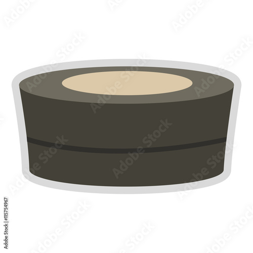 flat design spa hot tub icon vector illustration