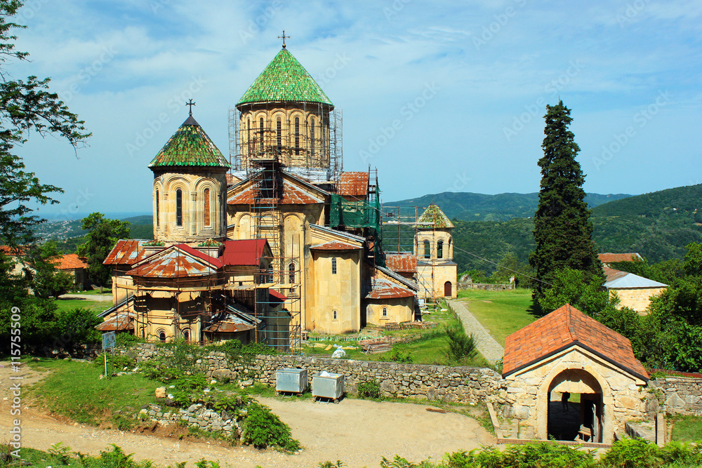 Medieval Gelati academy and monastery near Kutaisi, Georgia. UNESCO world heritage site