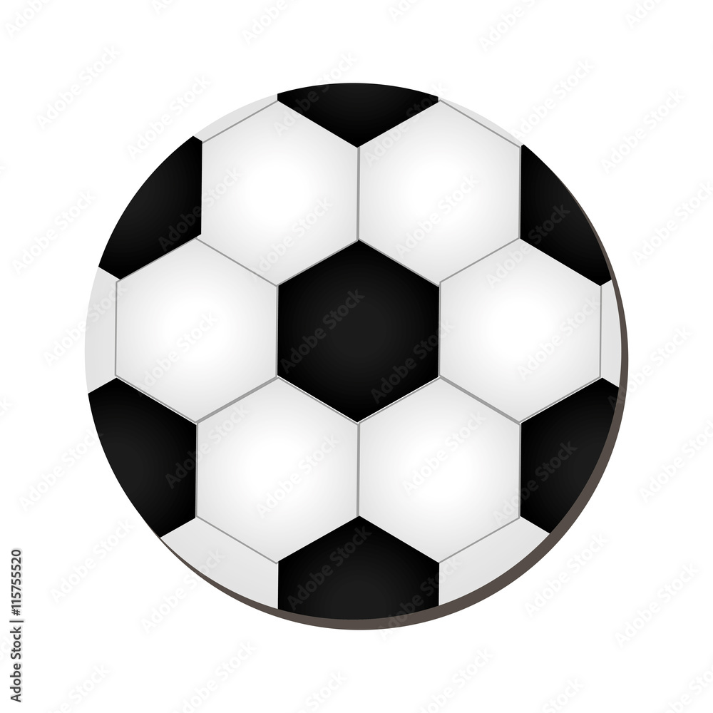 Soccer ball sport isolated flat icon, vector ilustration. Soccer ball sport isolated flat icon, vector ilustration.