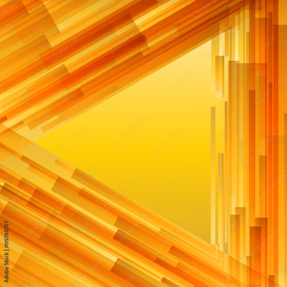 Abstract triangular text layout of orange and yellow gradient Abstract triangular text layout of orange and yellow gradient