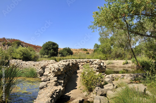 Old dam at Mission Trail, California