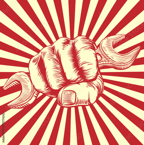Propaganda Poster Spanner W...