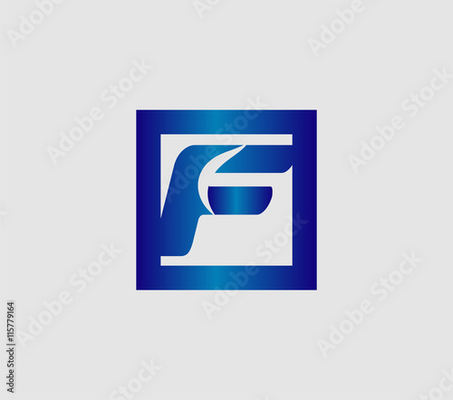 Abstract Number 9 logo SymbolLetter f logo icon design template elements
 photo