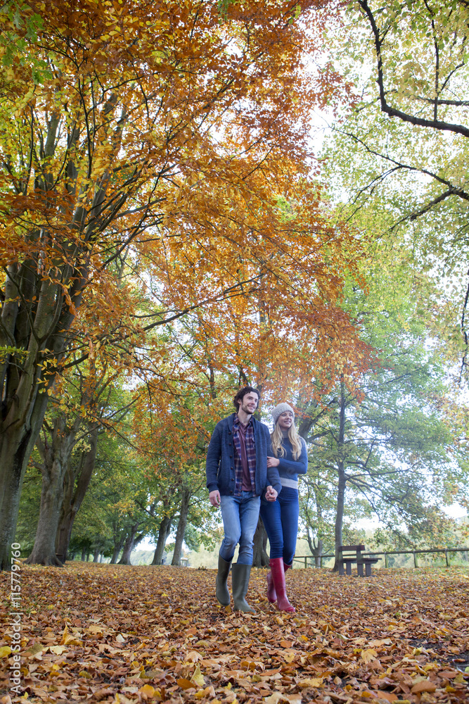 Enjoying an Autumn stroll