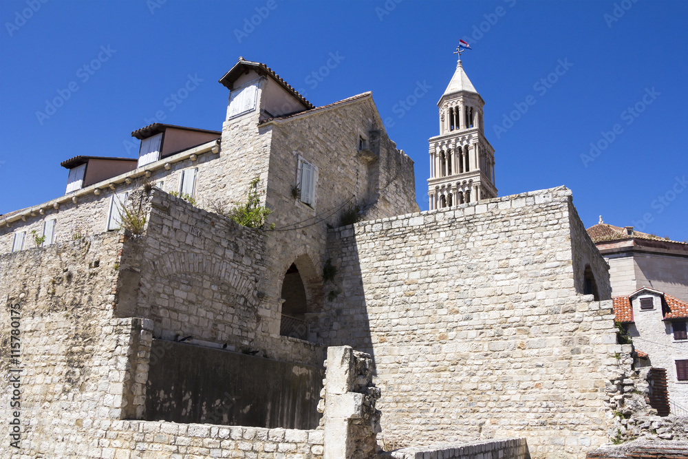 Cathedral of Saint Domnius and Diocletian Palace in Split Croati