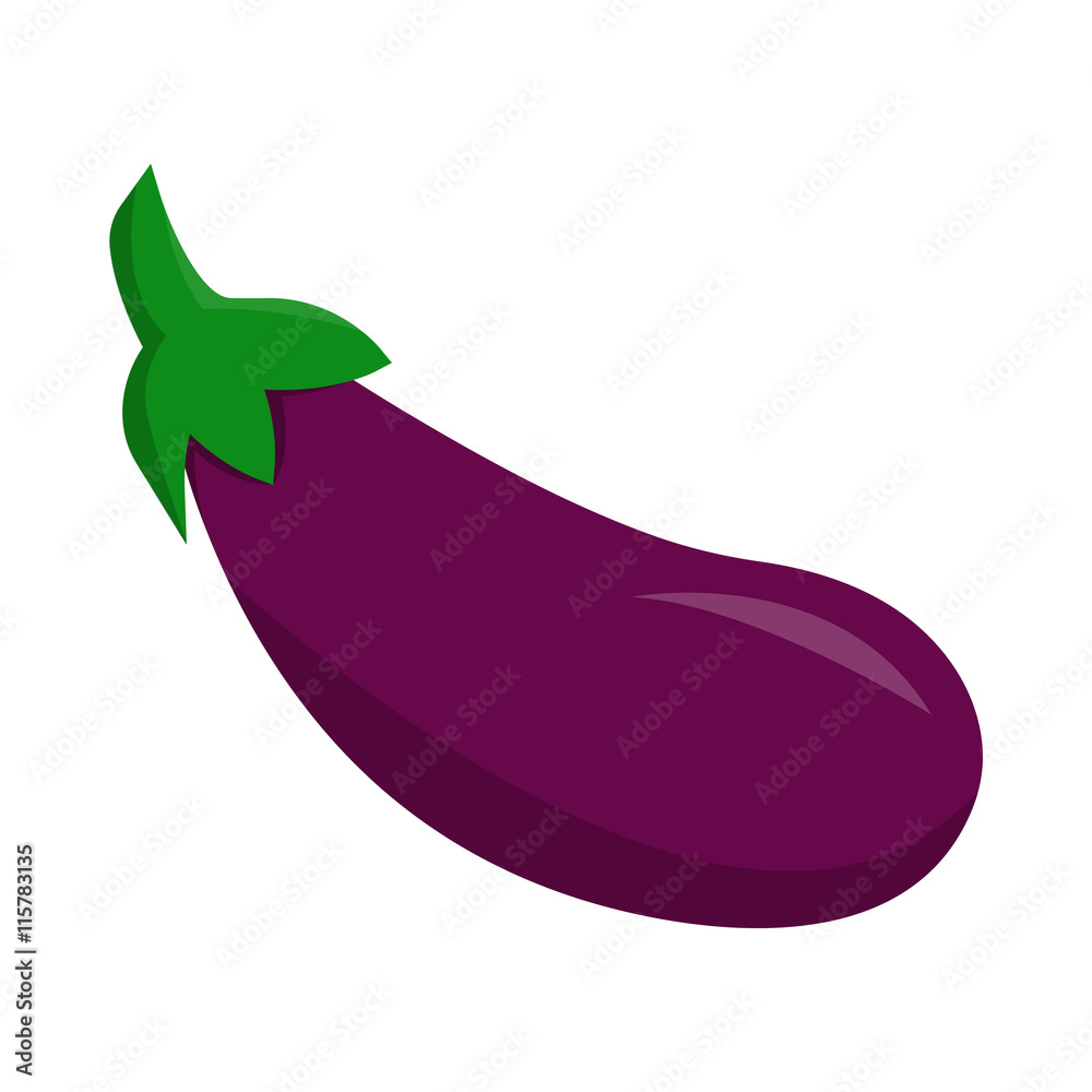 Vector Illustration of eggplant Vector Illustration of eggplant