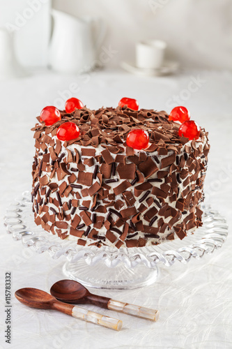 Black forest cake photo