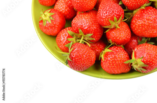Fototapeta Naklejka Na Ścianę i Meble -  Strawberry on plate
