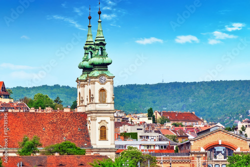Wallpaper Mural Church of St. Anne- Catholic church in Budapest, on the right ba Torontodigital.ca