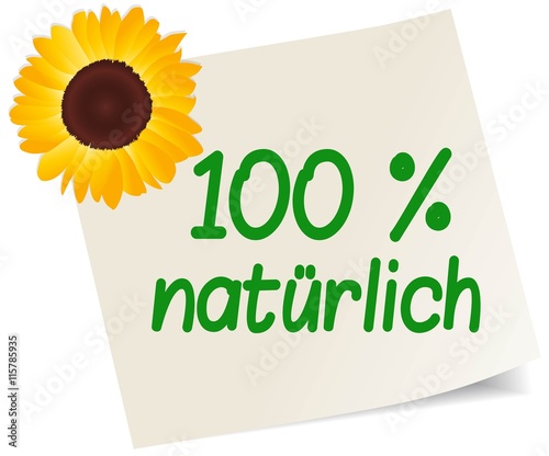 100% natürlich 