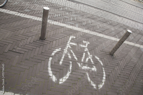 Bike Symbol; Den Haag; the Hague