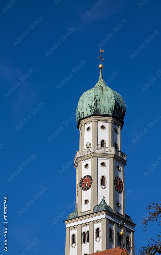 Turm der Basilika St. Ulrich und Afra in Augsburg Turm der Basilika St. Ulrich und Afra in Augsburg