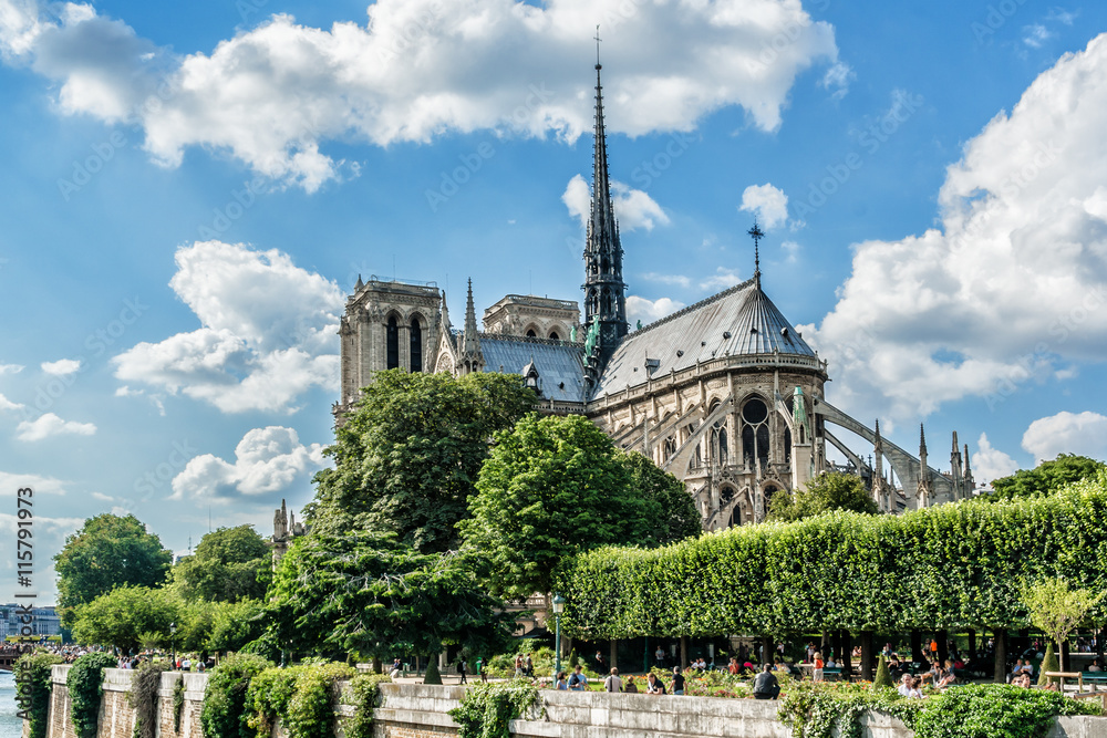 The Cathedral of Notre Dame de Paris, France. The Cathedral of Notre Dame de Paris, France.