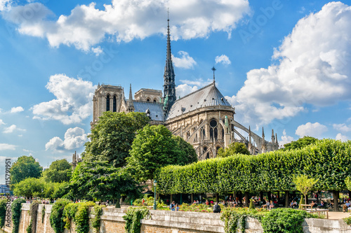 The Cathedral of Notre Dame de Paris, France.
