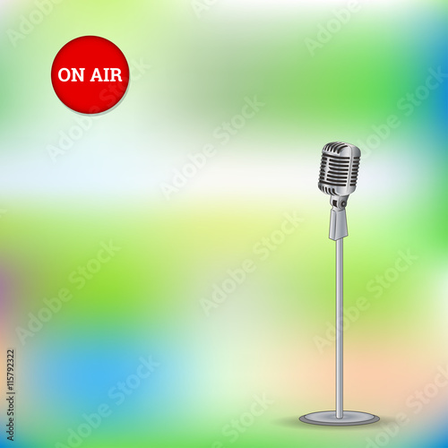 В эфире. On air.