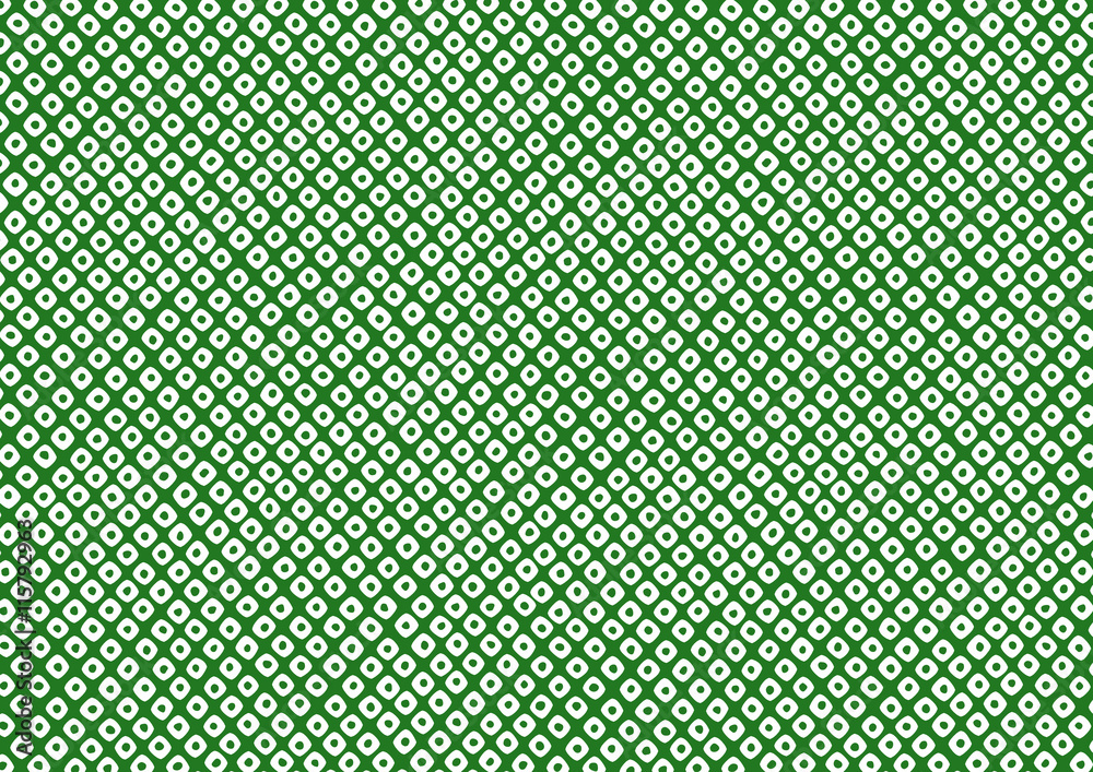 鹿の子絞り 模様 伝統文様 和柄 背景 緑 Stock Vector Adobe Stock