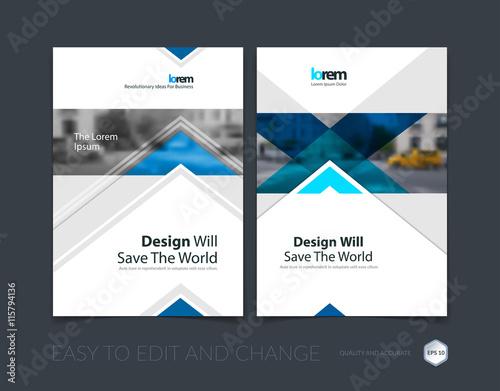 Brochure template layout, cover design annual report, magazine, 