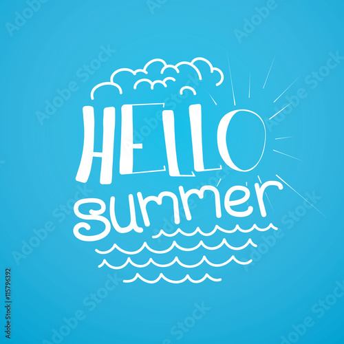 Welcome banner for the summer